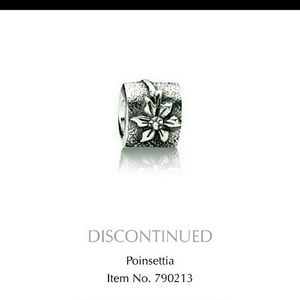 Pandora Poinsettia Charm